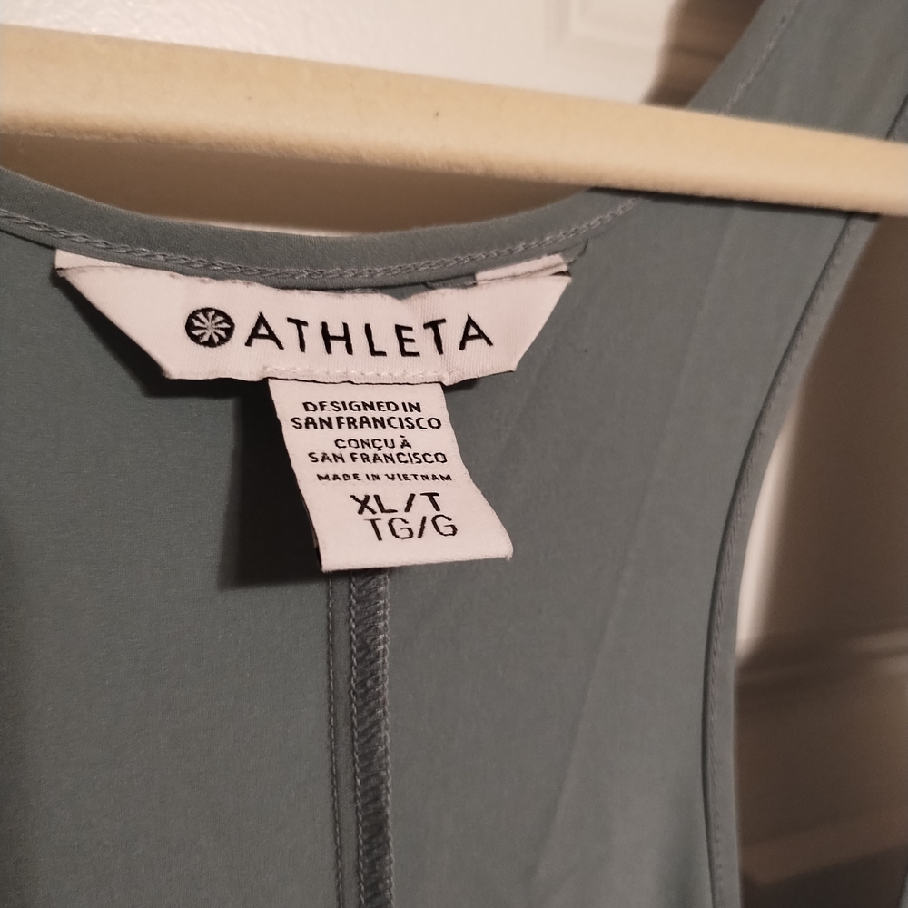 Athleta Presidio Dress In Gray Green - Picture 2 of 6